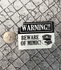 Image of Beware of Mimic Sticker