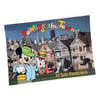 USA Vintage Mickey "Painting the town" postcard