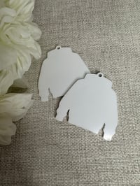 Image 1 of Acrylic Leavers Hoodie Keyring 