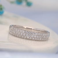 Image 1 of 0.294ctw Real Diamond Wedding Band