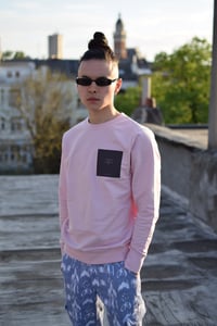 Image 1 of FastMoneyLife$hort Light Pink Sweatshirt