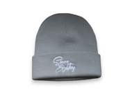 Image 1 of Since Eighties Cuffed Beany Light Grey