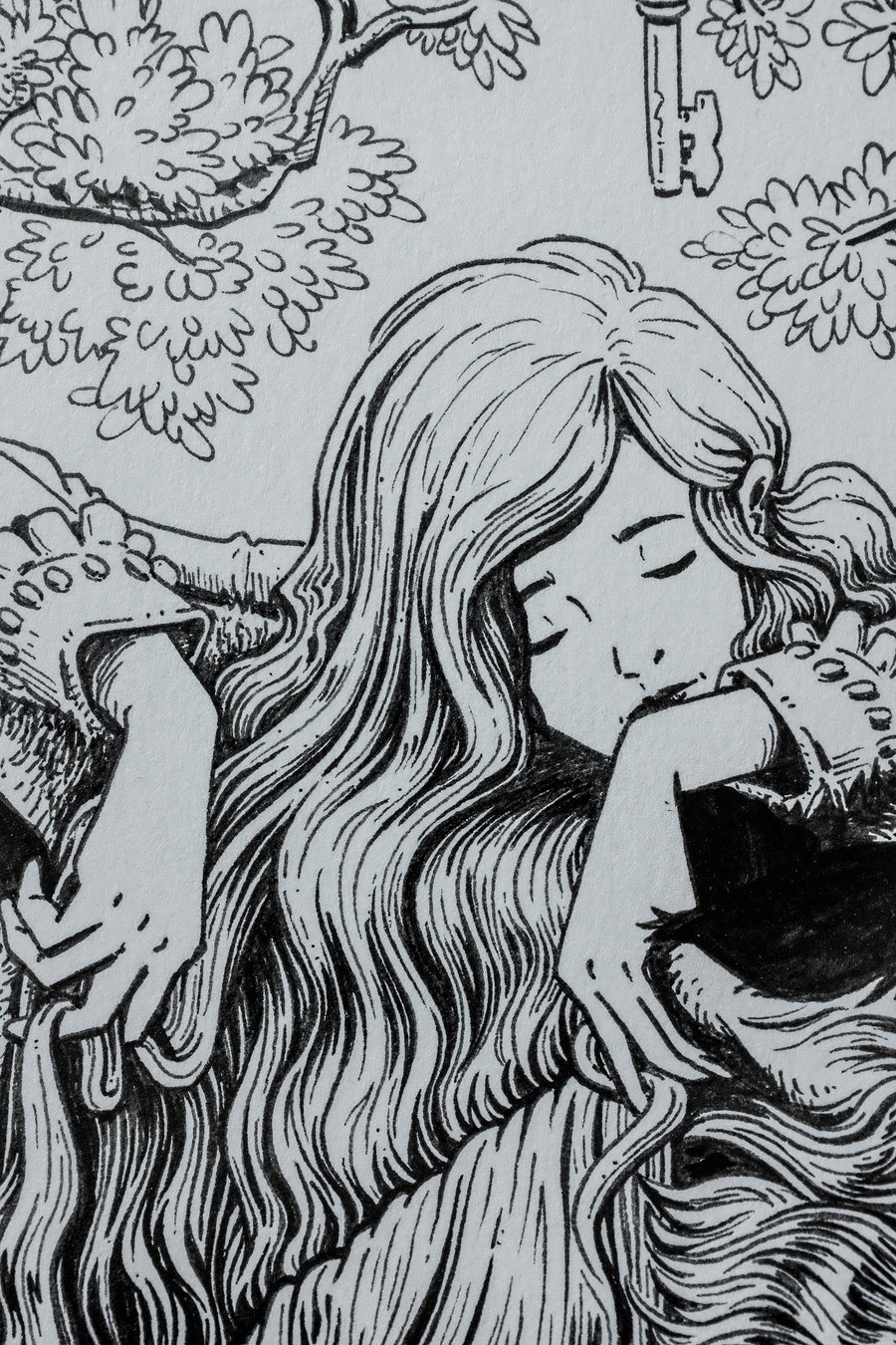 Image of Original Ink Drawing - WSP NYE '23/24