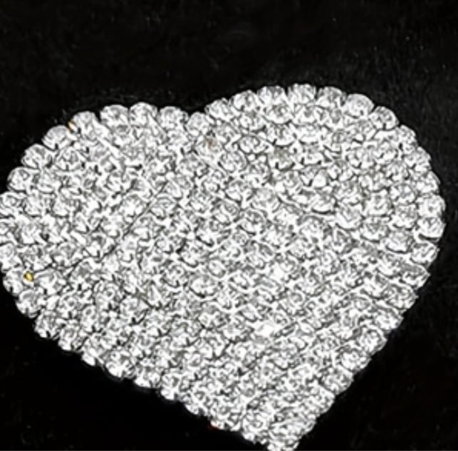 Image of Dazzle Heart Brooch 