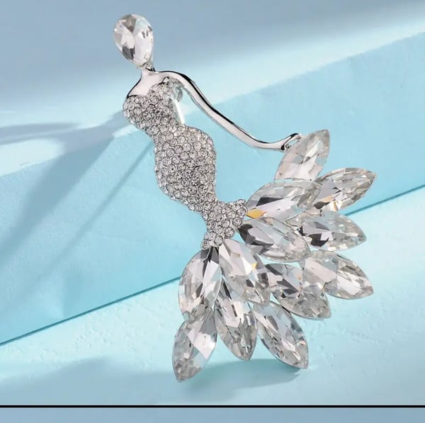 Image of Dazzle Mermaid Brooch