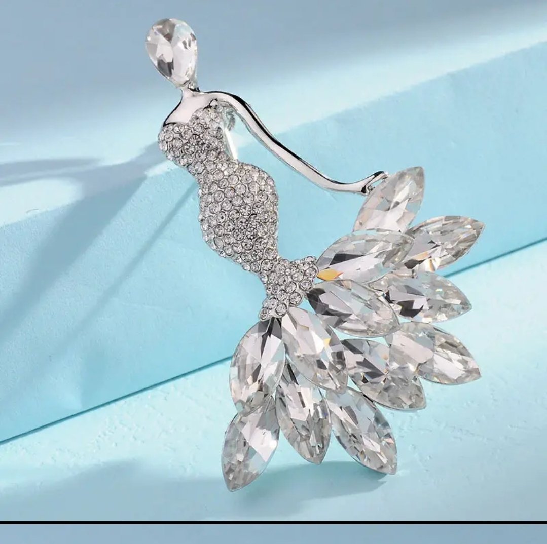 Image of Dazzle Mermaid Brooch