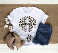 Leopard Monogram T-Shirt