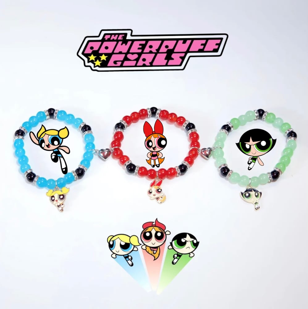 Powerpuff Girls Matching Bracelets Set