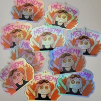 Holographic Mei sticker