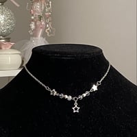 “triple star” Necklace