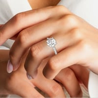 Image 4 of Solitaire Real Diamond Engagement/Wedding Ring