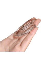 Image 4 of Iced Snake Bling Bracelet