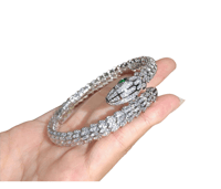 Image 3 of Iced Snake Bling Bracelet