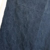 Image 4 of DEEP INDIGO LOHORI KANTHA QUILT BY MiAA ARTISANS