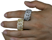 Image 4 of Men's Cuban Link Ring