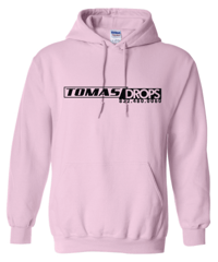 Image 1 of Pink Hoodie Black Font