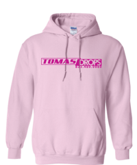 Image 1 of Pink Hoodie Pink Font