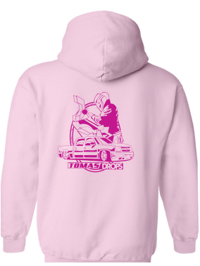 Image 2 of Pink Hoodie Pink Font