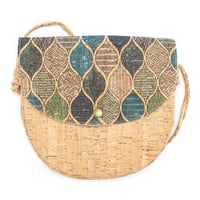 Image 4 of GEOMETRIC CORK MADE CROSSBODY BAG