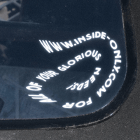 Image 2 of insideOnly Spir໑l URL Vinyl Sticker