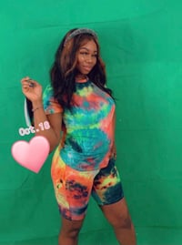 Image 2 of “Tie Dye set with mask 