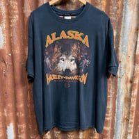 Image 1 of HARLEY DAVIDSON PRE WORN ALASKA DEALER TEE SIZE XL