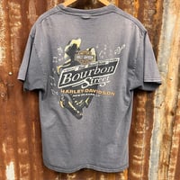 Image 2 of HARLEY DAVIDSON PRE WORN NEW ORLEANS DEALER TEE XL