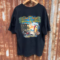 Image 2 of HARLEY DAVIDSON PREE WORN SAN DIEGO DEALER TEE  2XL