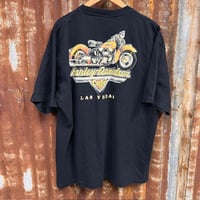 Image 2 of HARLEY DAVIDSON PRE WORN LAS VEGAS DEALER TEE 2XL