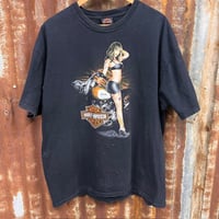 Image 1 of HARLEY DAVIDSON PRE WORN RICHARDSONS DEALER TEE XL