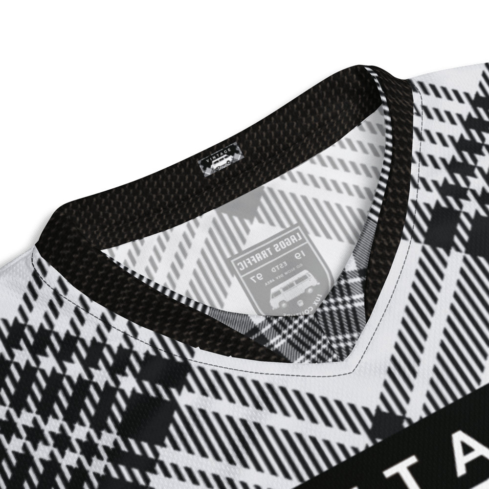 LTC VINTAGE COUTURE TEE (TARTAN BLK/WHT) 