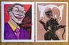 Joker and Catwoman 11x14  Set