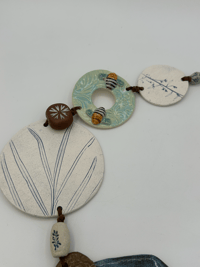 Image 4 of Blue Banded Bee Hanging Ornament
