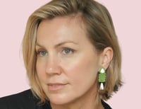 Image 4 of Pyramid Drop Earrings