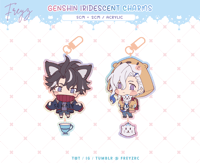 [Ready Stock/Pre-Order] Genshin x Animal Babies Acrylic Charms