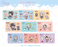 [Ready Stock] JJK x Animal Babies Sticker Sheet