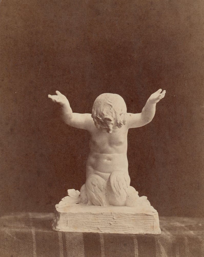Image of Anonyme: a small statue, ca. 1865