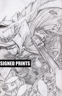 GUN SLINGER SIGNED TRIBUTE PRINT