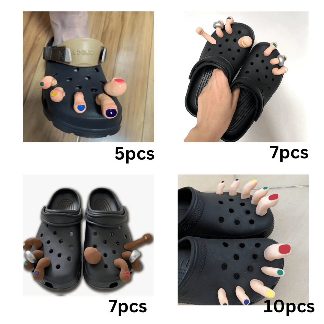 Toes croc charm 0 The charm house