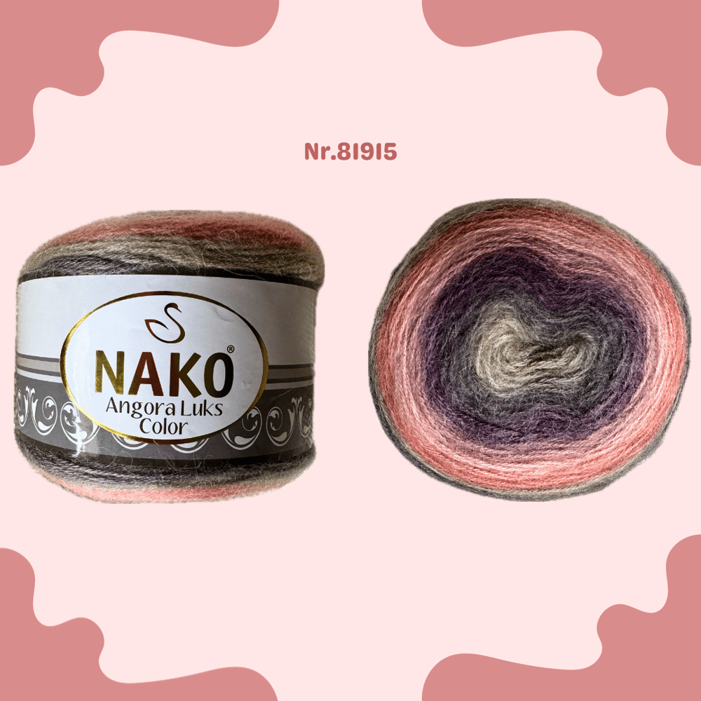 Image of NAKO Angora Luks Color