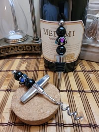 Black Magic Wine Opener and Topper Set- (Online Order Only)