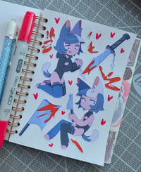 Image 1 of Frappy Knife Sticker Sheets