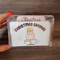 Image 1 of Pre-Order Pink Christmas Gingerbread Savings Box (3-4 weeks Proccessing)