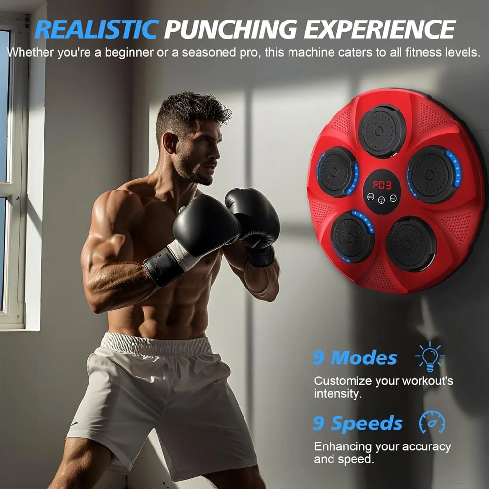 SonicPunch™ Rechargeable Music Boxing Machine