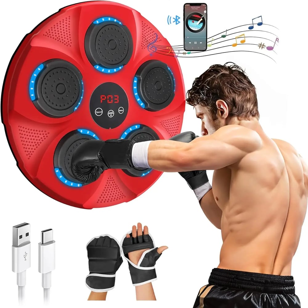 SonicPunch™ Rechargeable Music Boxing Machine