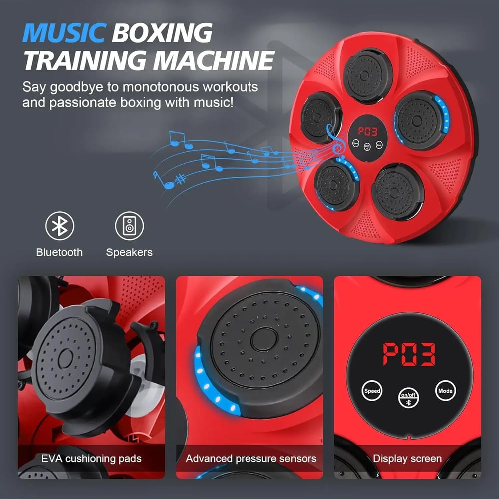 SonicPunch™ Rechargeable Music Boxing Machine
