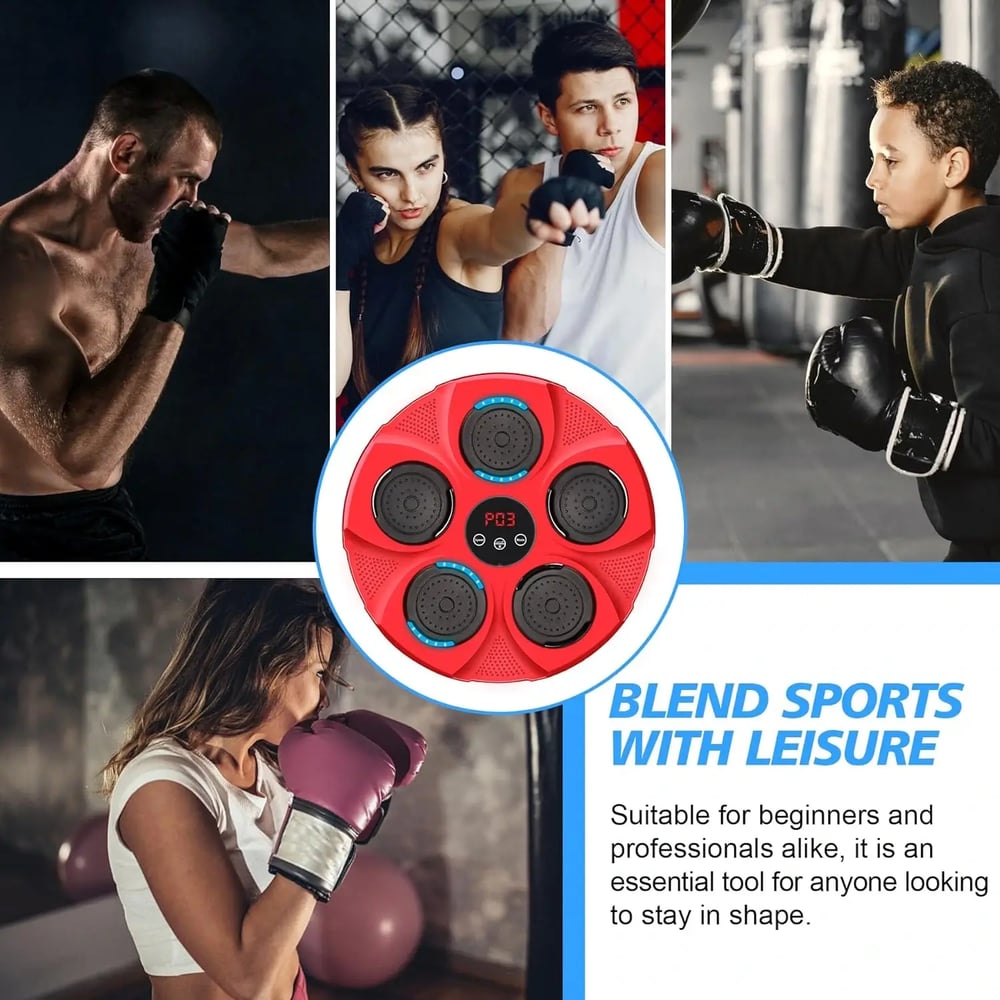 SonicPunch™ Rechargeable Music Boxing Machine