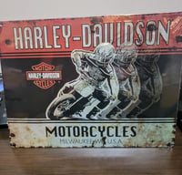 HD Racers Tin Sign