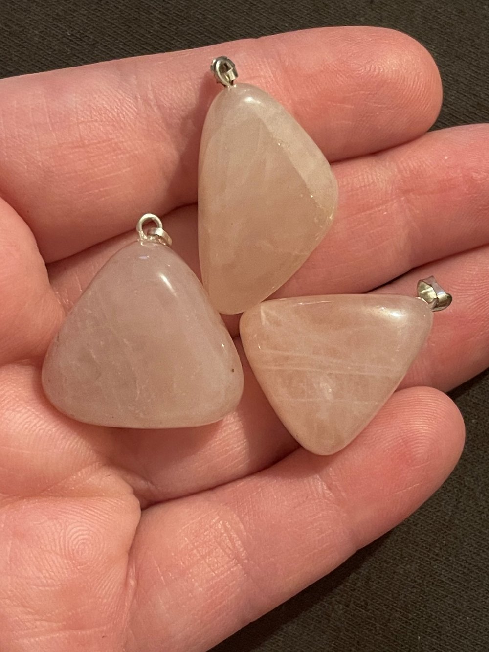 Image of Rose quartz pendants 