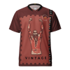 LAGOS TRAFFIC VINTAGE COUTURE TEE (ICONIC FELA STANCE - AUBURN)